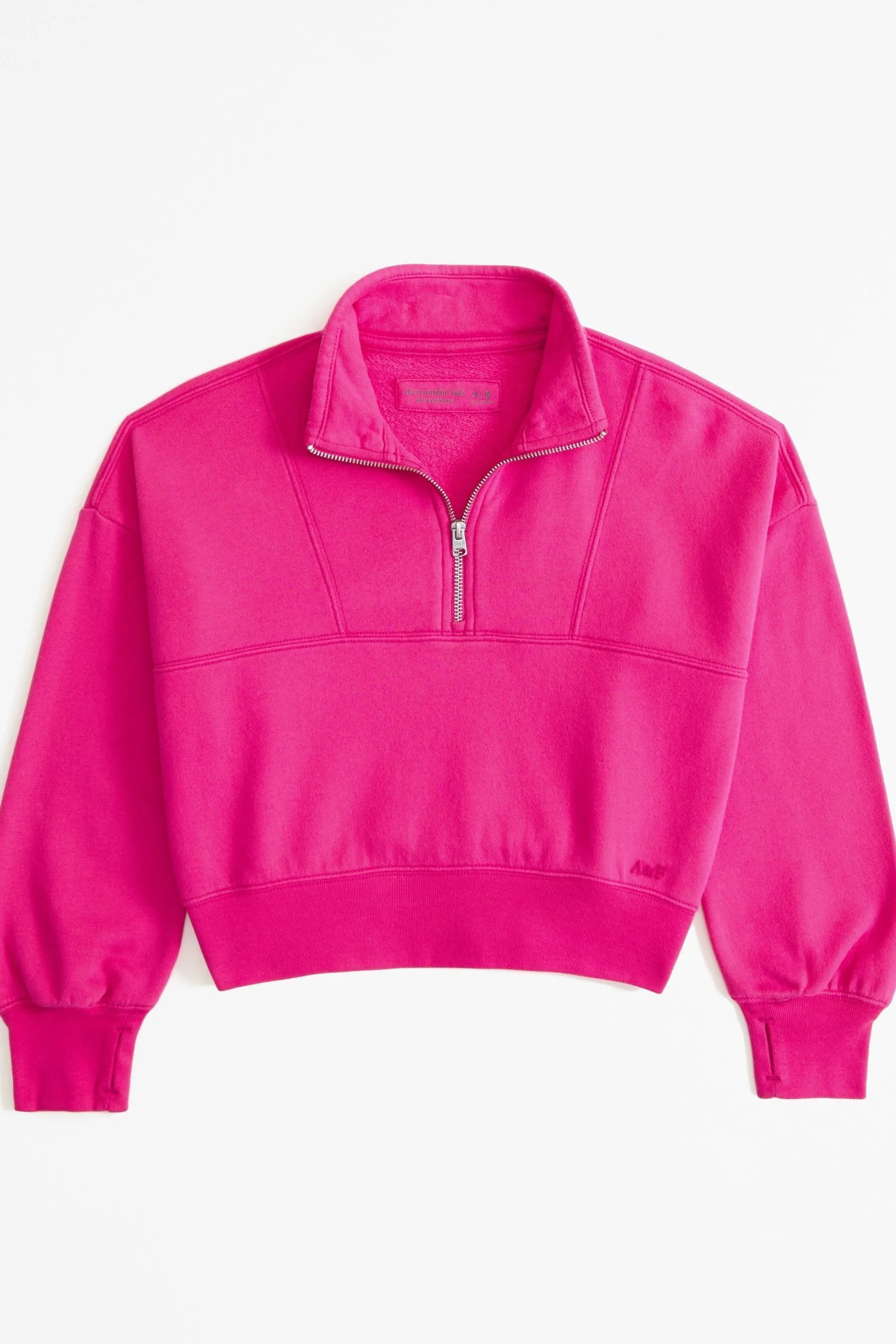 Abercrombie & Fitch Grey Quarter Zip Hoodie    