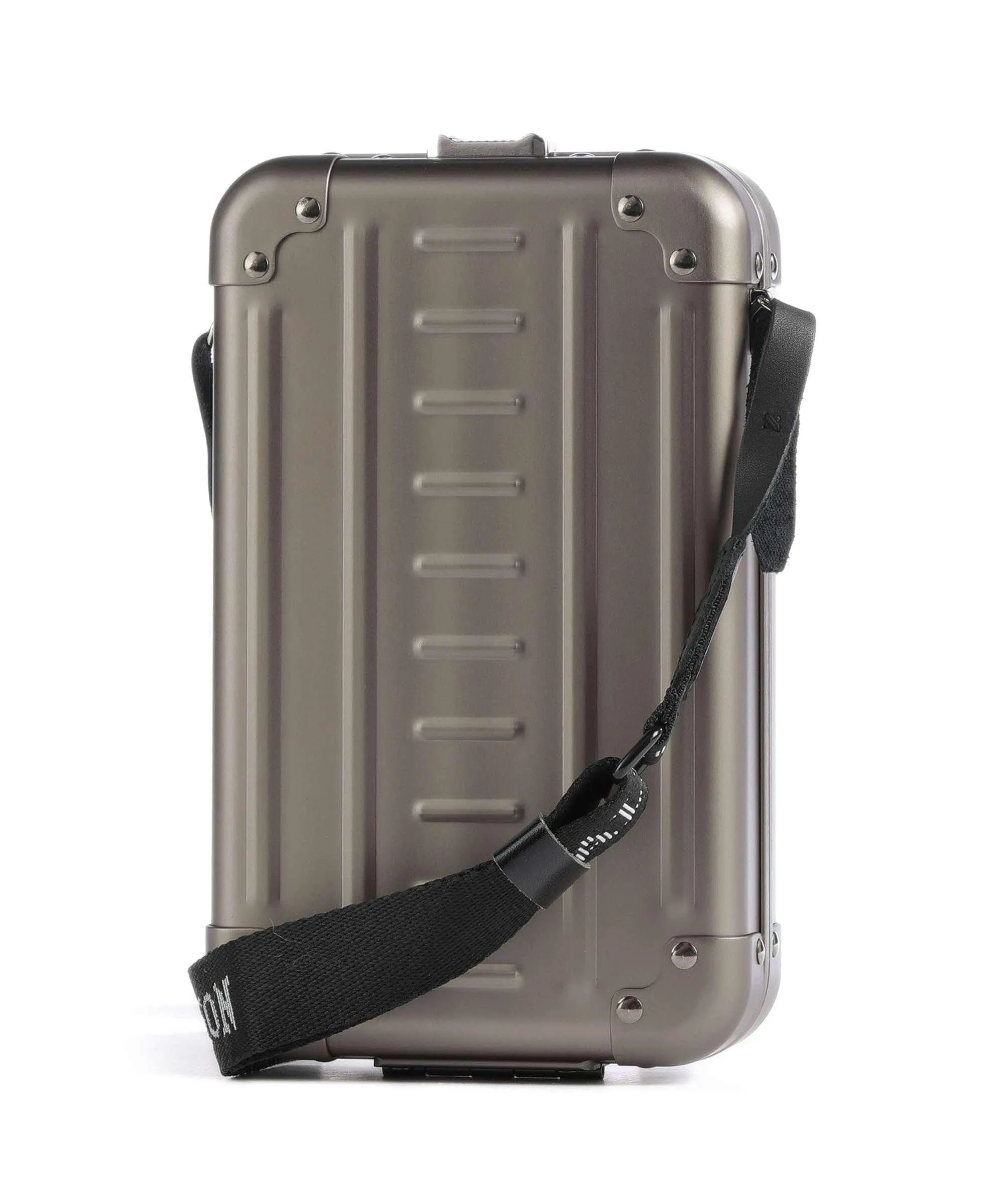  Aleon 1905 vertical Borsa a tracolla alluminio bronzo  