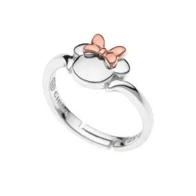 Anello bambina Disney Minnie fiocco rosa