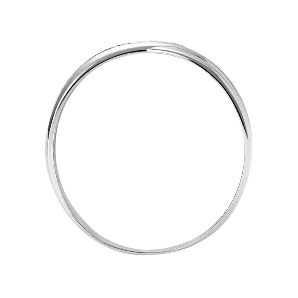 Anello Fascia Sophia Oro Bianco 375/1000 Diamante Bianco 0,009 ct 1415685