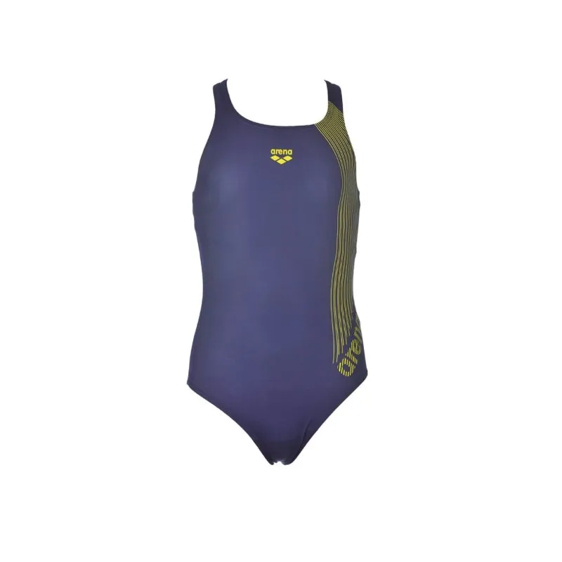 Arena Junior G Slipstream Jr Costume Intero Blu Lato Gialla Ragazza Bimba