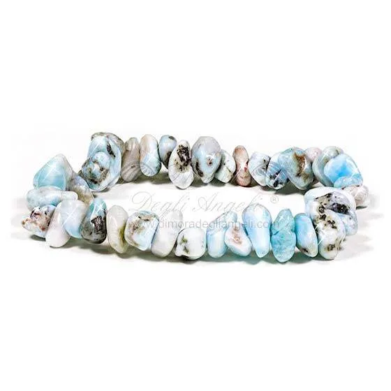 Braccialetto Pectolite Blu Larimar 2100