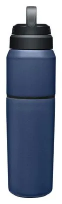 Camelbak Multibev 2-in-1 Bottiglia isolata da 650 ml con tazza da 480 ml Blu Navy