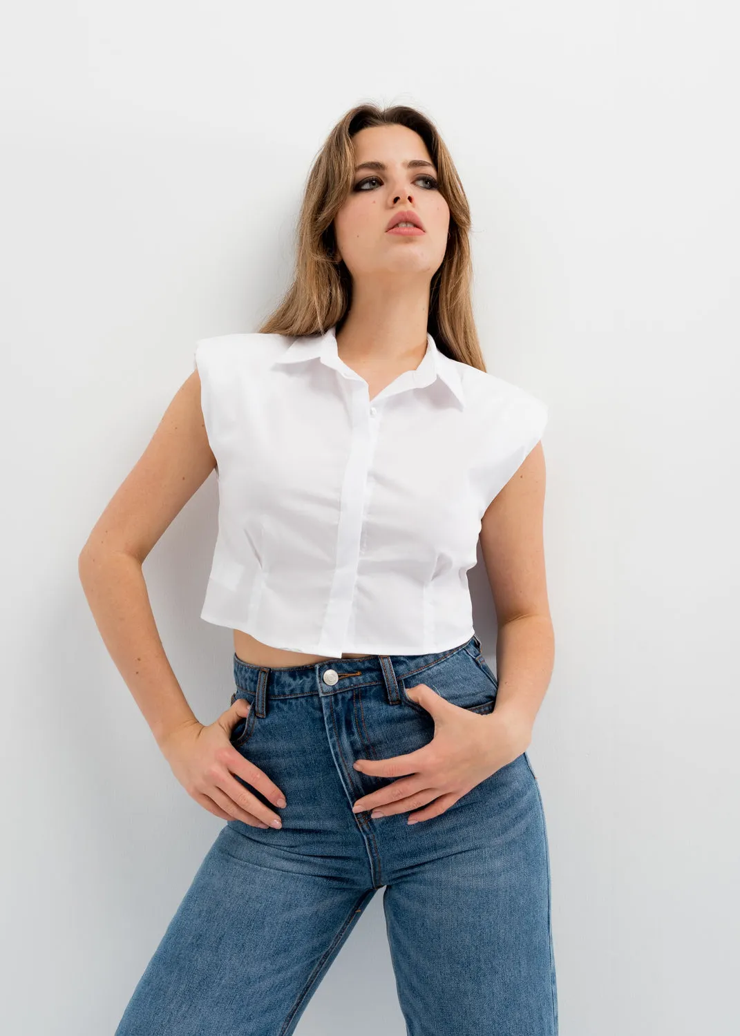 Camicia con spalline