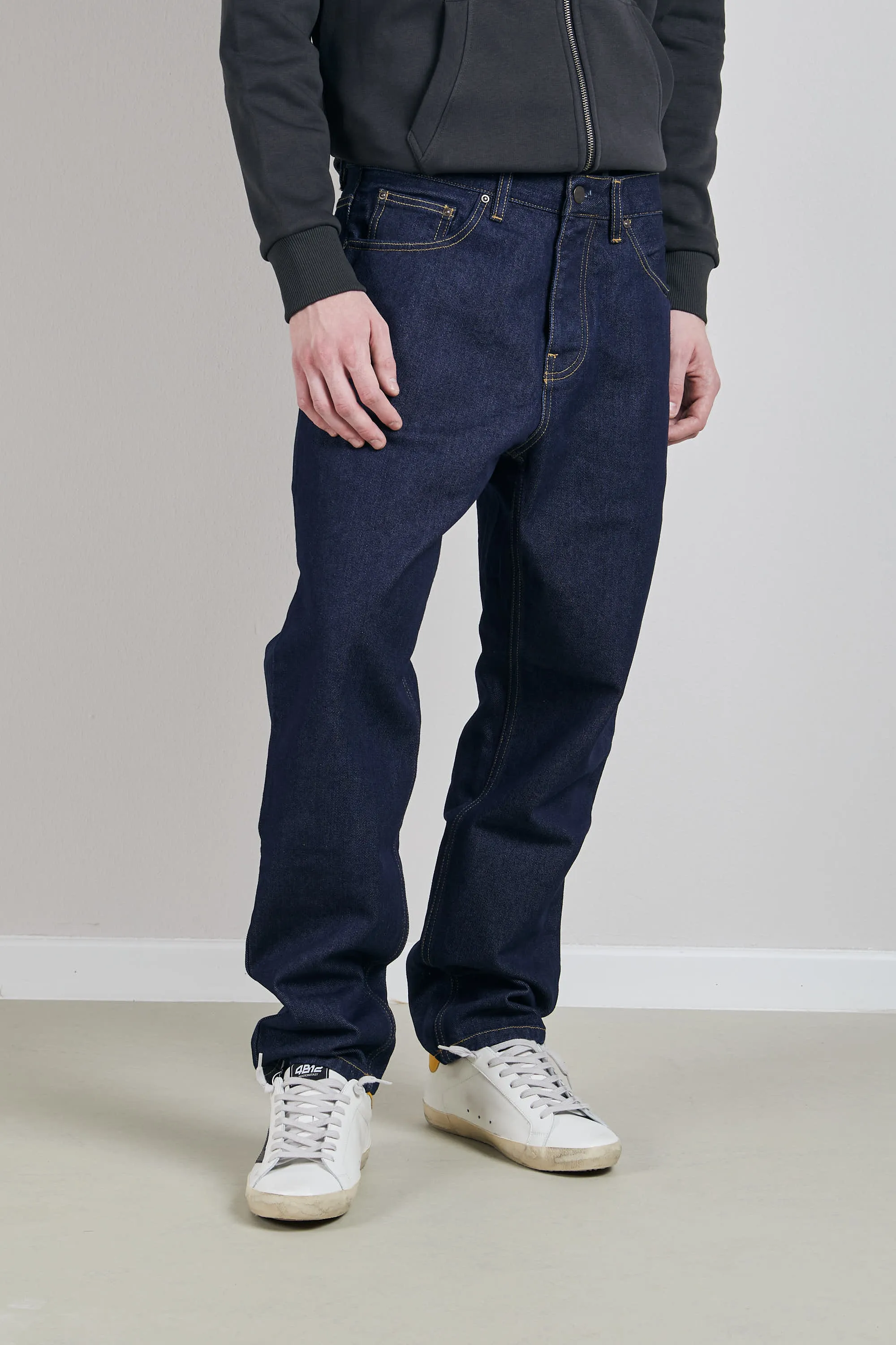 Carhartt Wip Newel Pant Maitland Deniim Blu Uomo