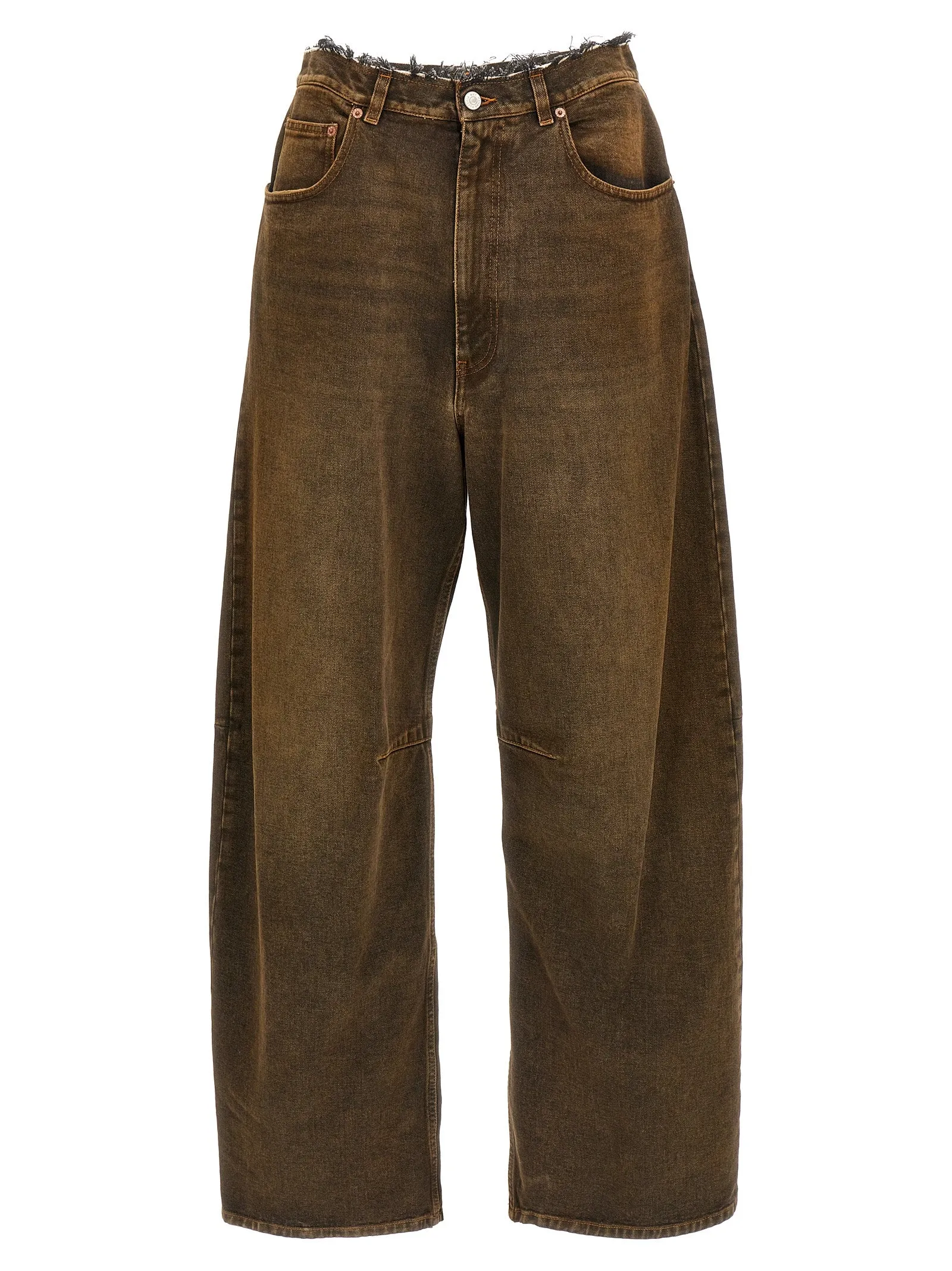Dyed Jeans Marrone