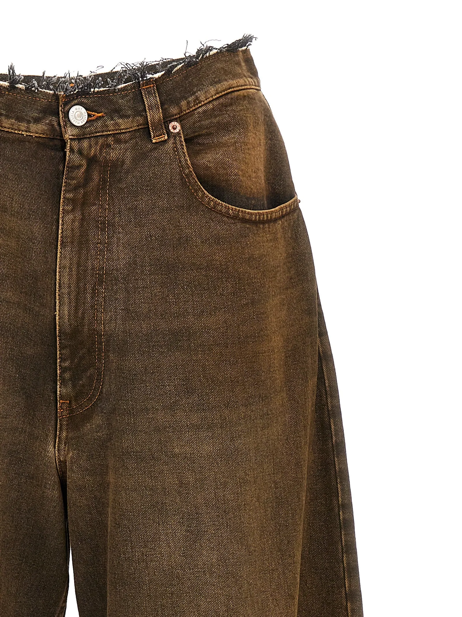 Dyed Jeans Marrone