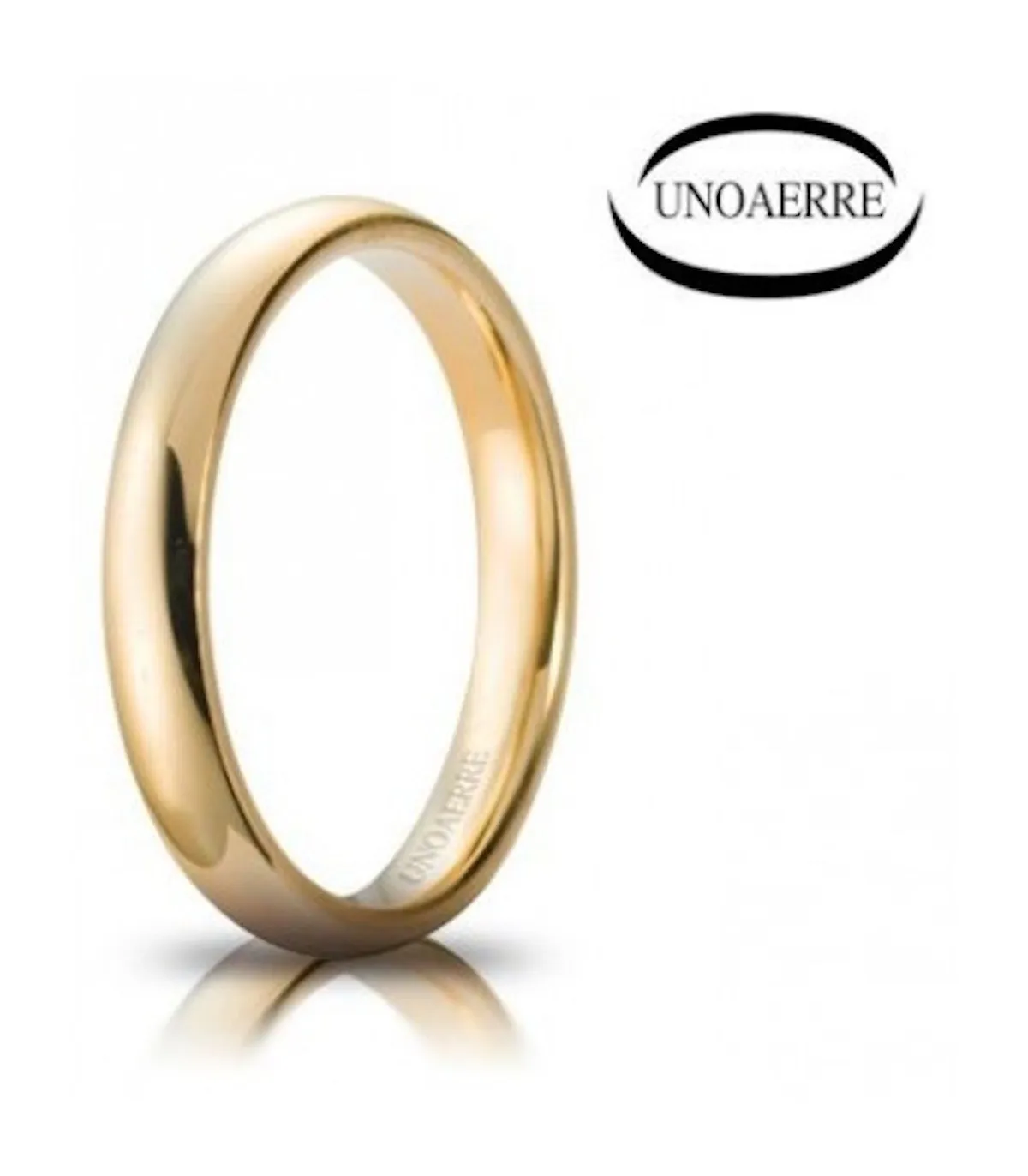 Fede Unoaerre Comoda Oro Giallo 3 mm Misure 19-25