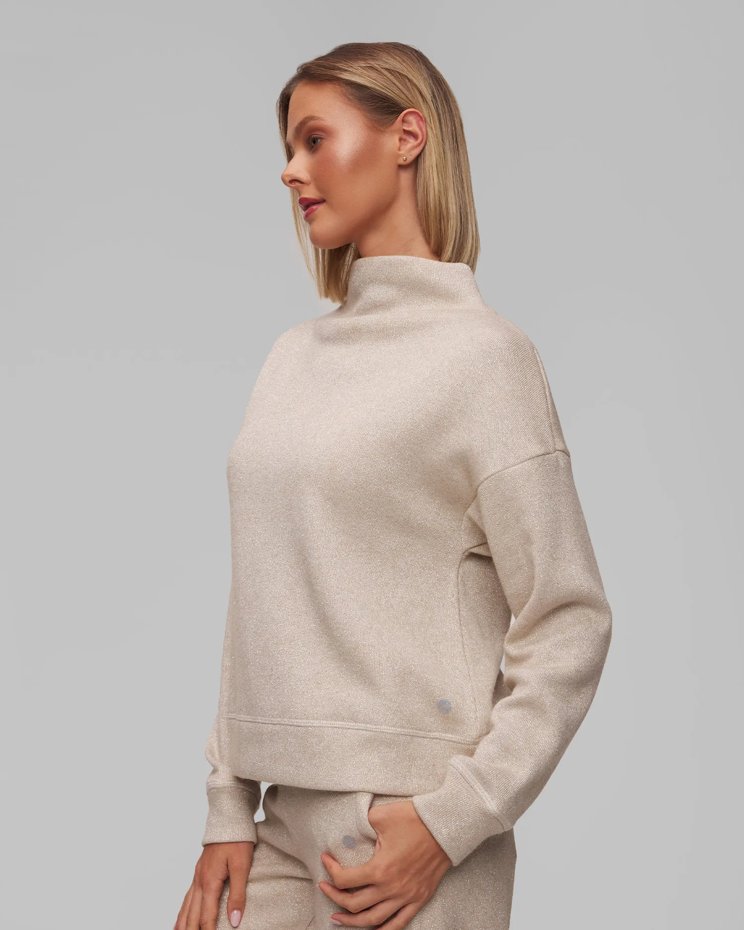 Felpa beige da donna Deha D12053-26005