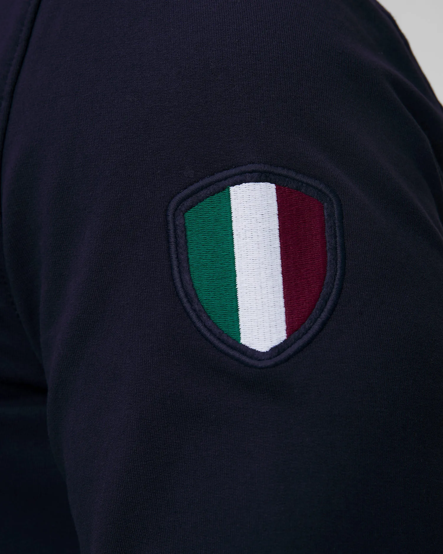Felpa blu scuro con cerniera da uomo Aeronautica Militare 242FE1869F439-8380