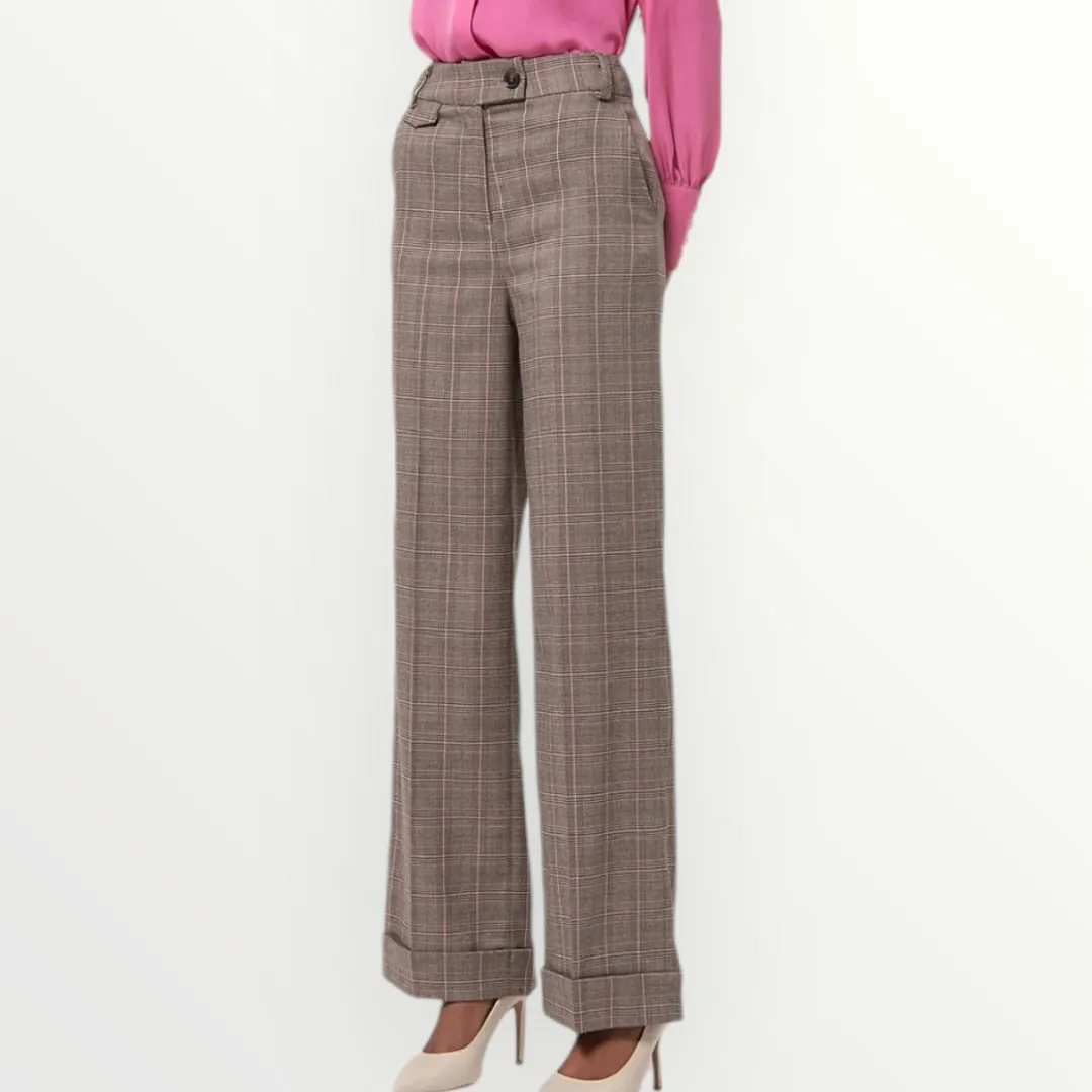 FRACOMINA - PANTALONE A PALAZZO