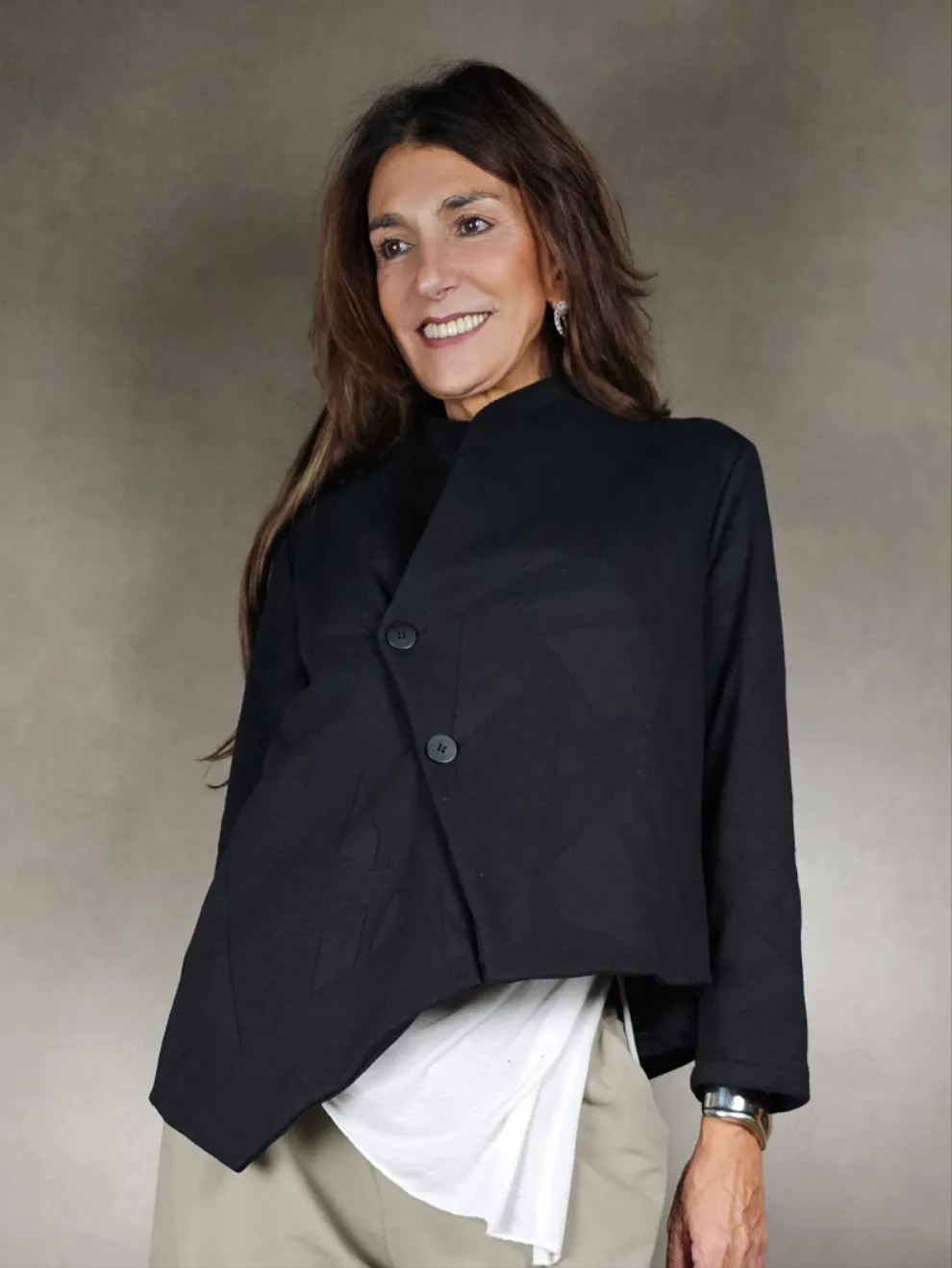 giacca poly due bottoni 60pl38c02ea