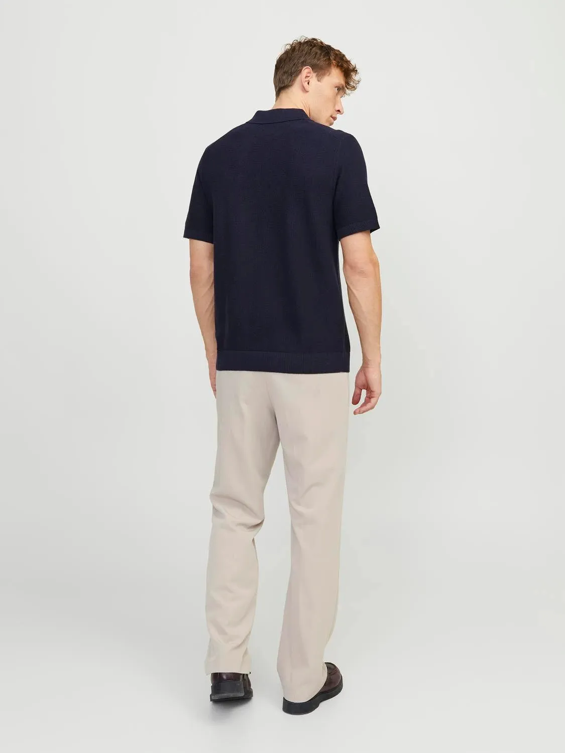 Jack & Jones uomo polo Blu Sandri 12251008 Night Sky