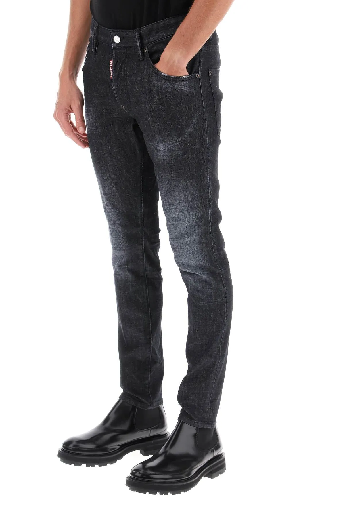 Jeans Skater In Black Clean Wash