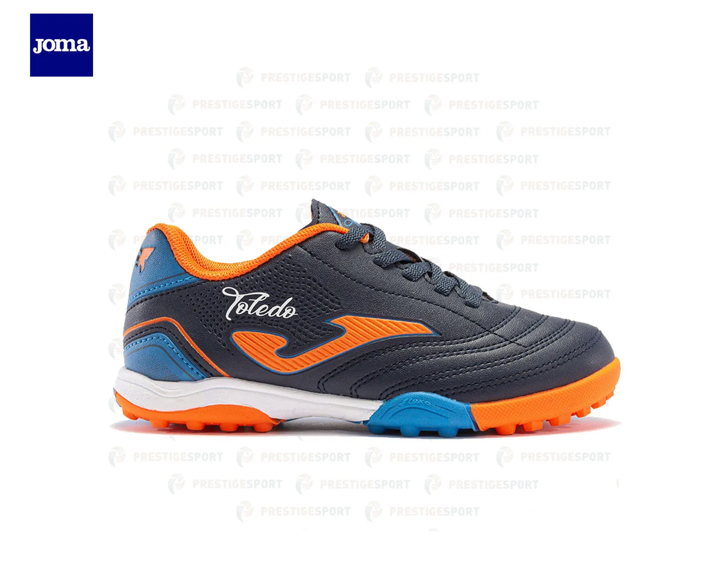 JOMA TOLEDO 2303 BLU-ARANCIONE SCARPA CALCIO A 5 JUNIOR