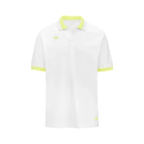 KAPPA POLO UOMO LOGO NEON COLORE BIANCO GIALLO