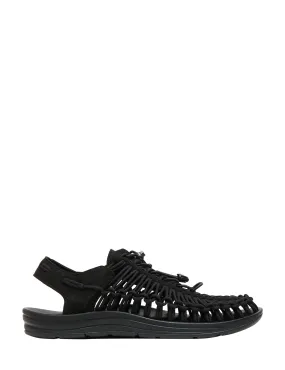 KEEN SANDALO DONNA KEEN NERO CON STRUTTURA IN CORDONCINO E SUOLA IN GOMMA ANTITRACCIA