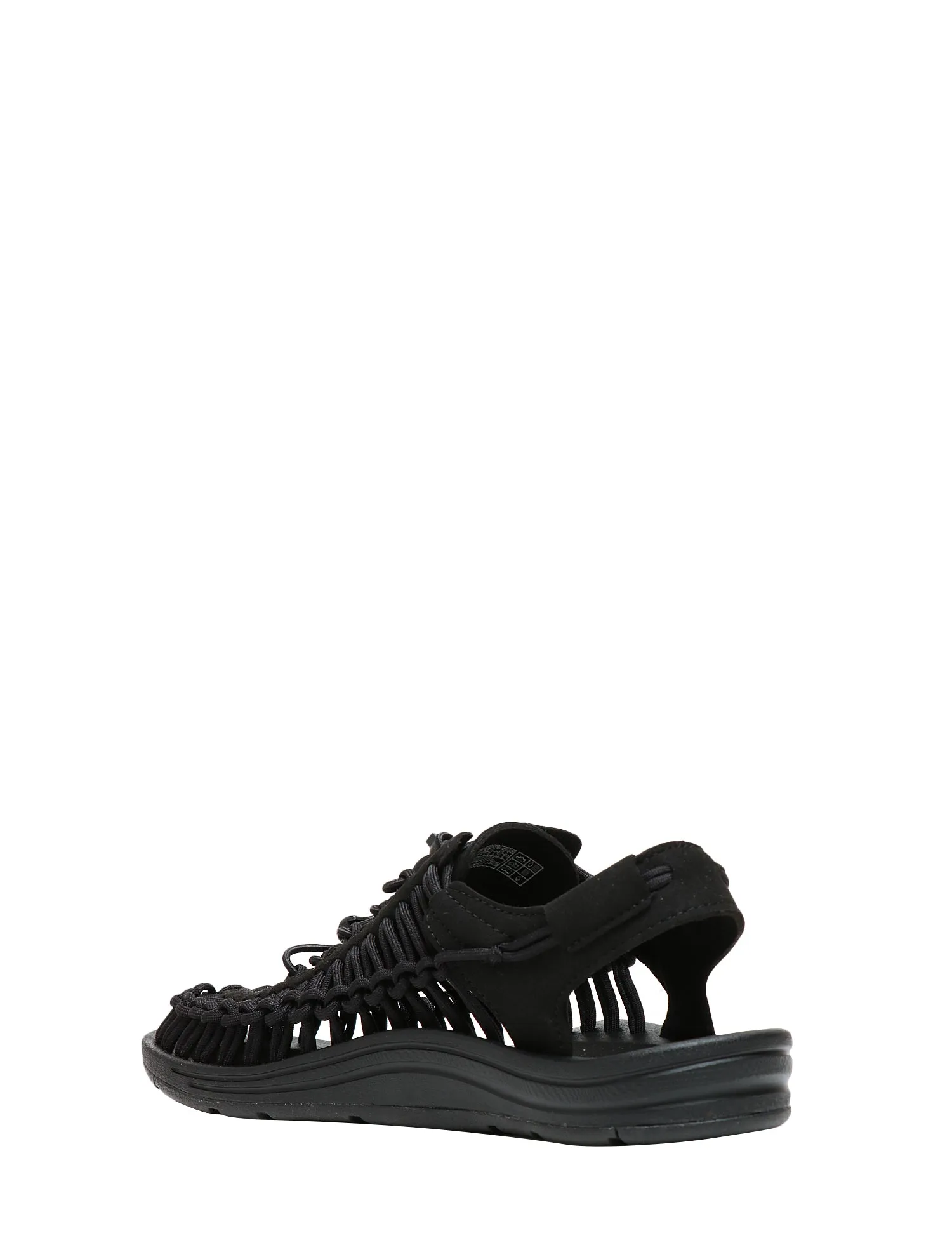 KEEN SANDALO DONNA KEEN NERO CON STRUTTURA IN CORDONCINO E SUOLA IN GOMMA ANTITRACCIA
