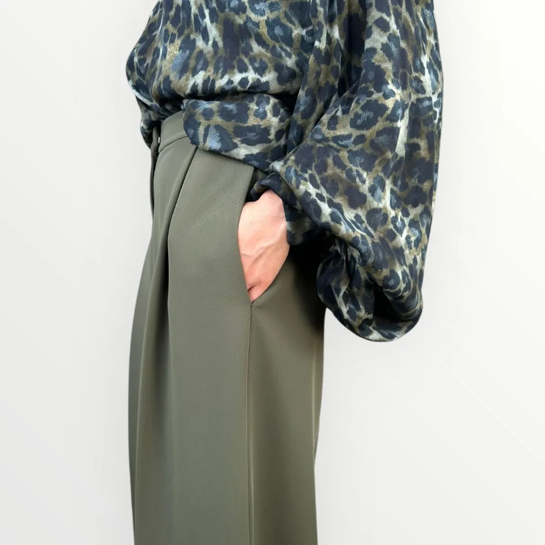 KING KONG - PANTALONE A PALAZZO CON PINCES