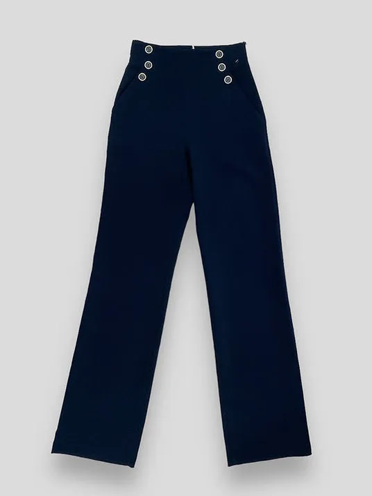 Kocca pantalone a palazzo blu