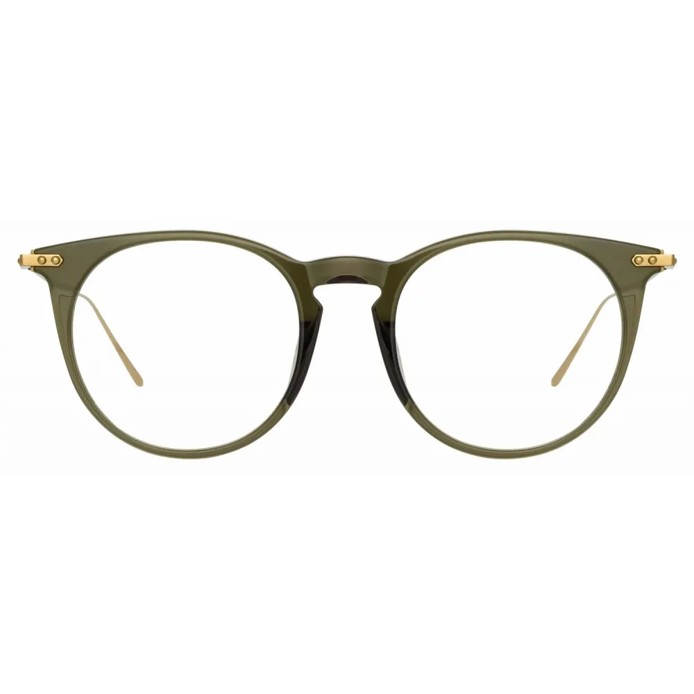Linda Farrow - Occhiali da Vista Ellis A Ovale in Verde - LF54AC5OPT - Linda Farrow Eyewear