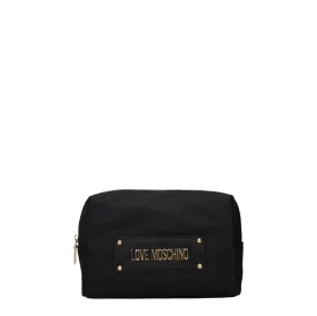 Love Moschino Beauty Case Eco friendly Donna Nylon Nero