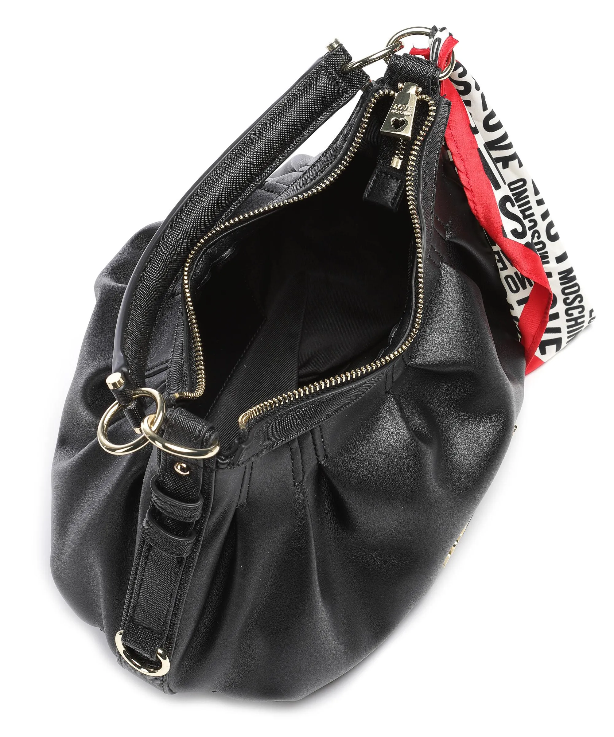  Love Moschino City Borsa hobo pelle sintetica nero  