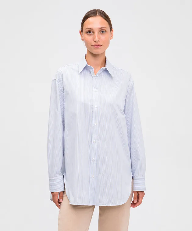 Max Mara Weekend Camicia MESCAL a righe bianche MESCAL