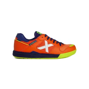 MUNICH CONTINENTAL V2 37 SCARPA CALCIO A 5 INDOOR - ARANCIONE/BLU SCURO/GIALLO
