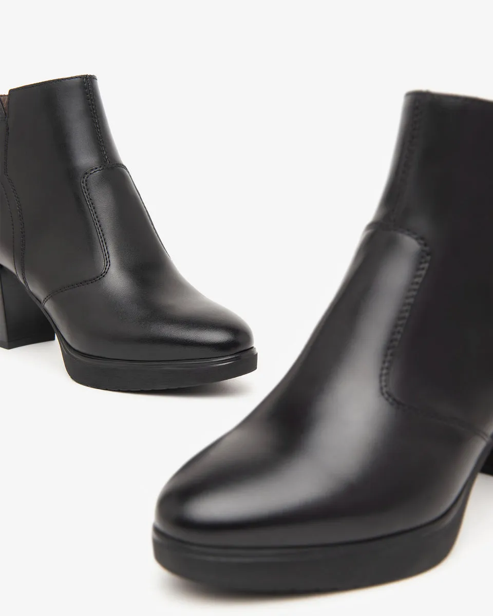 Nero Giardini I411200D Tronchetti donna in pelle nero