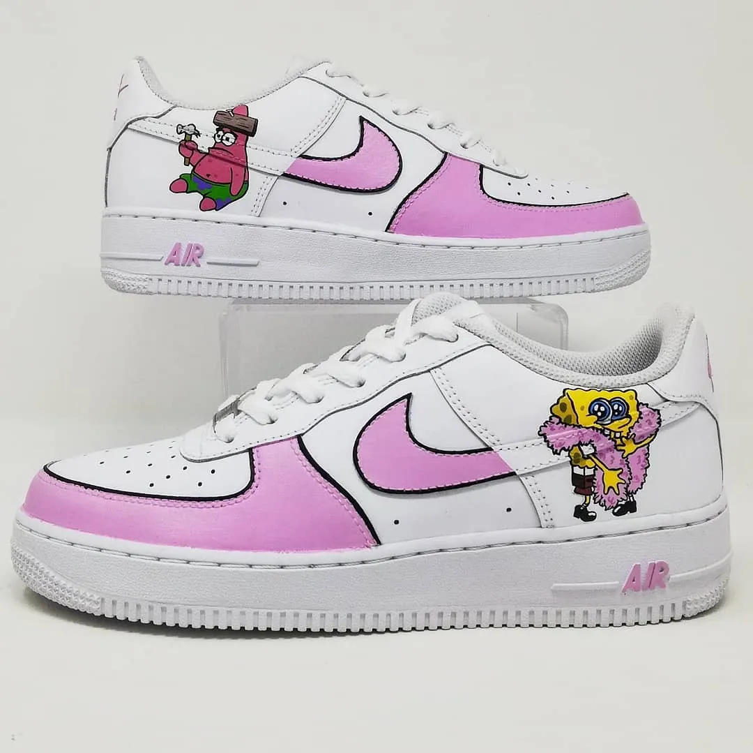NIKE AIR FORCE MOD. SPONGEBOB