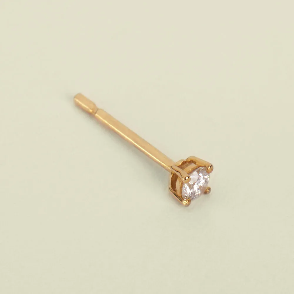 Orecchini Lobo Punto Luce Grace Oro Giallo 375/1000 Diamante Bianco 0,1 ct 1429172