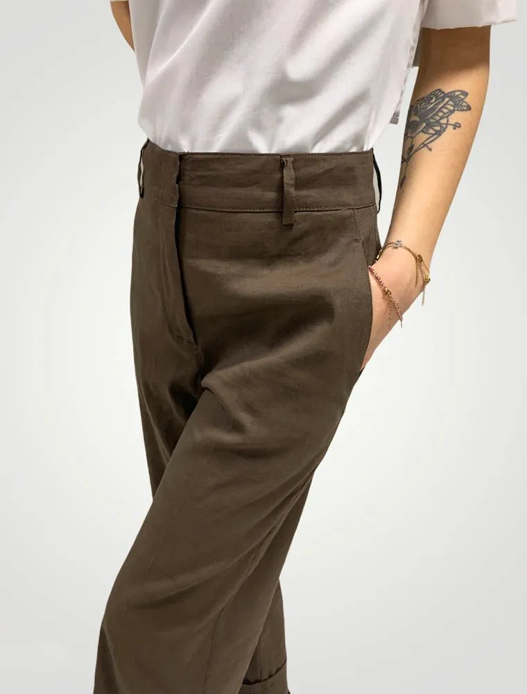 Pantalone Seventy - Marrone