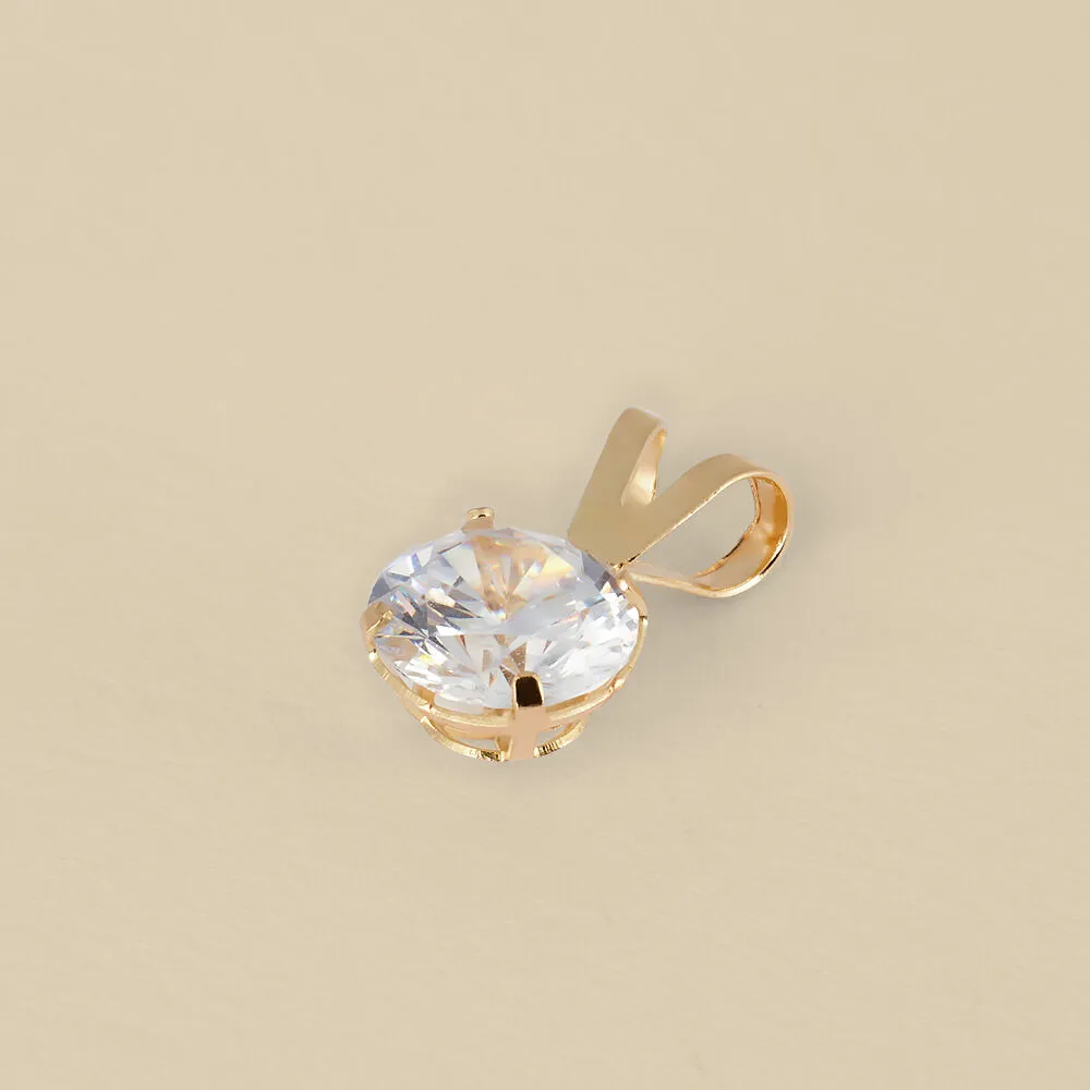 Pendente Punto Luce Poème Oro Giallo 375/1000 Cubic Zirconia Bianco 1400598