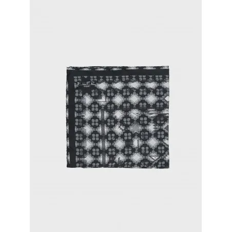 POCHETTE SETA DANDY PERÙ GRIGIO NERO