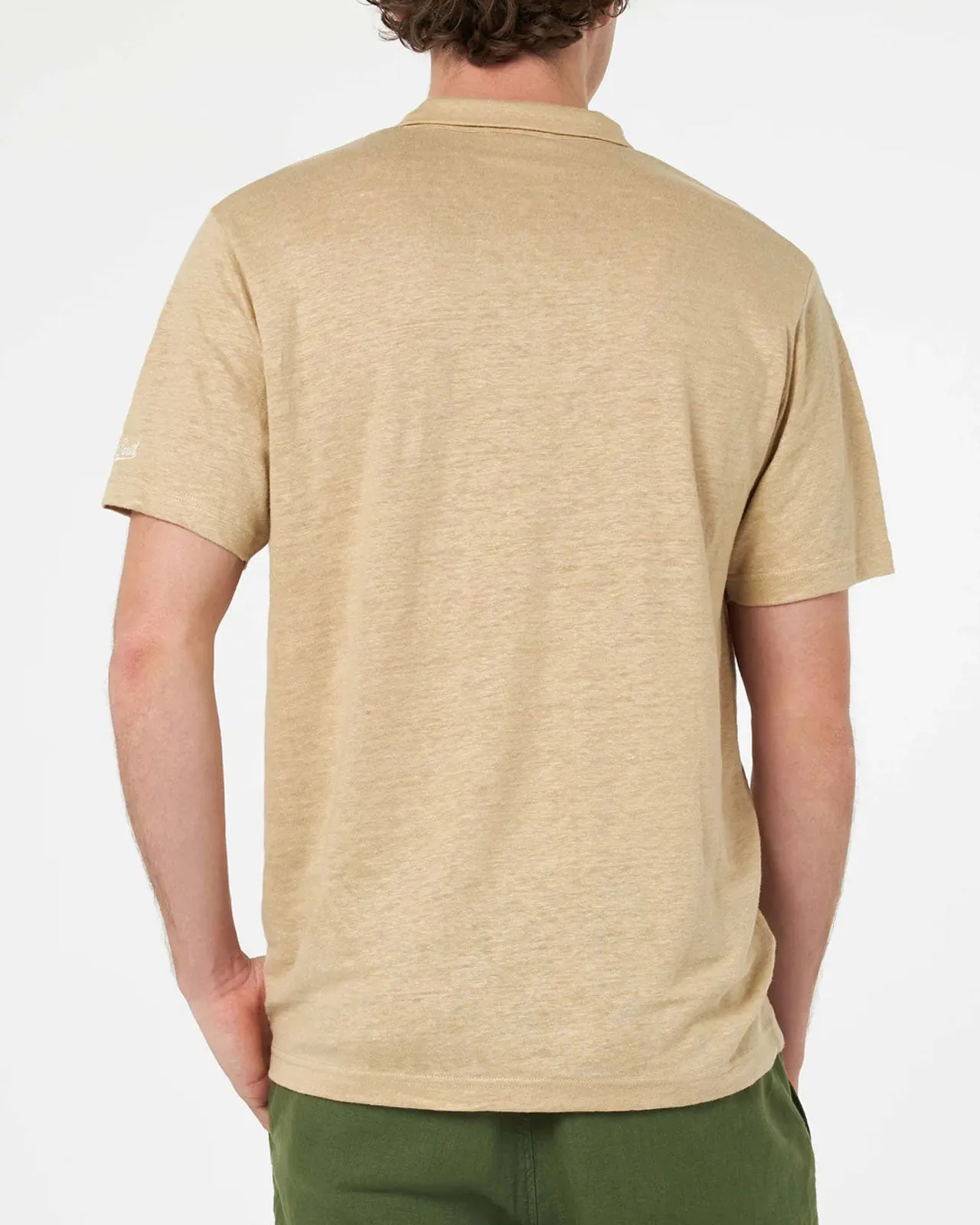 Polo Fraser lino beige