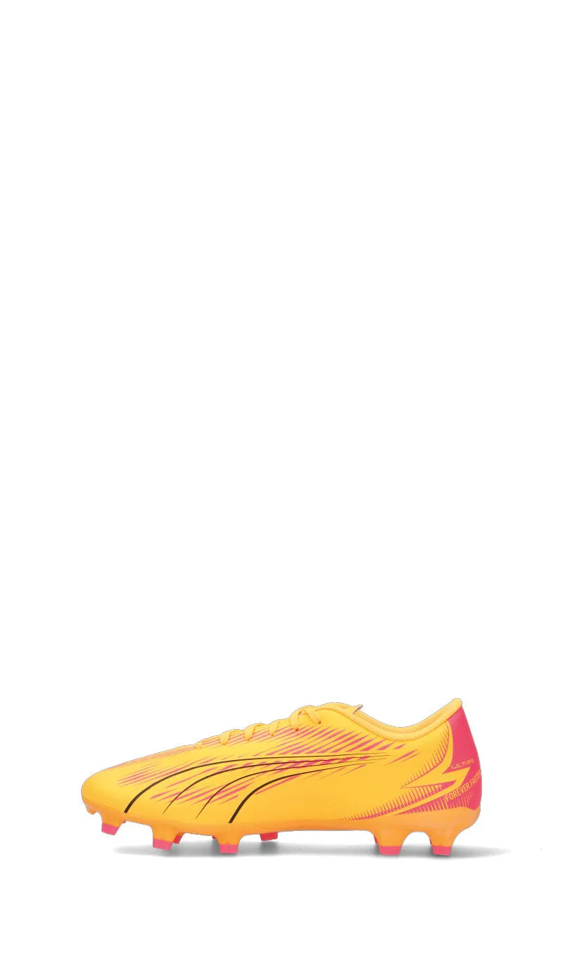 PUMA ULTRA PLAY FG/AG Jr Scarpa ragazzo arancione/nera/rosa