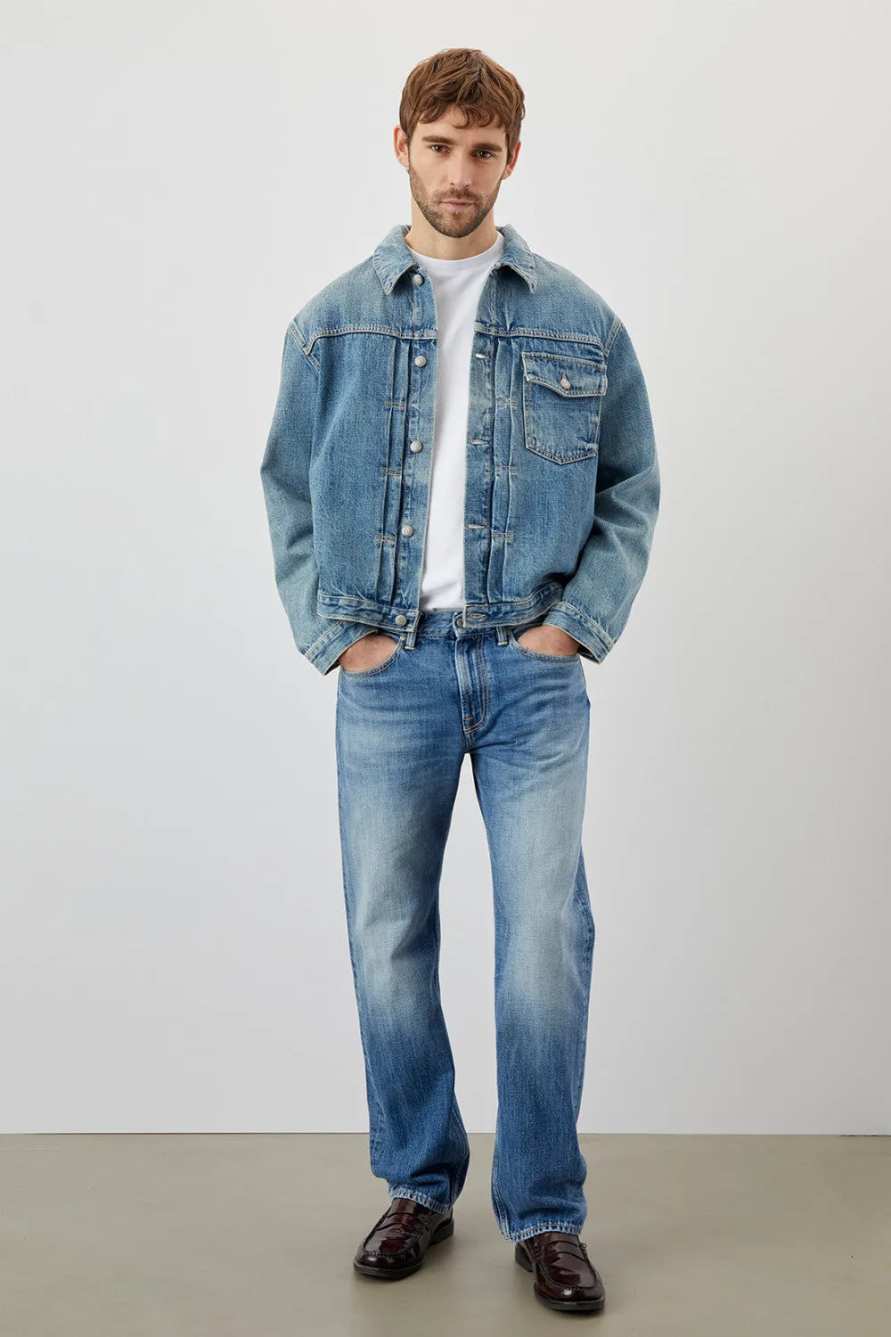 Roy Roger's Cult Wide Denim Blu Uomo