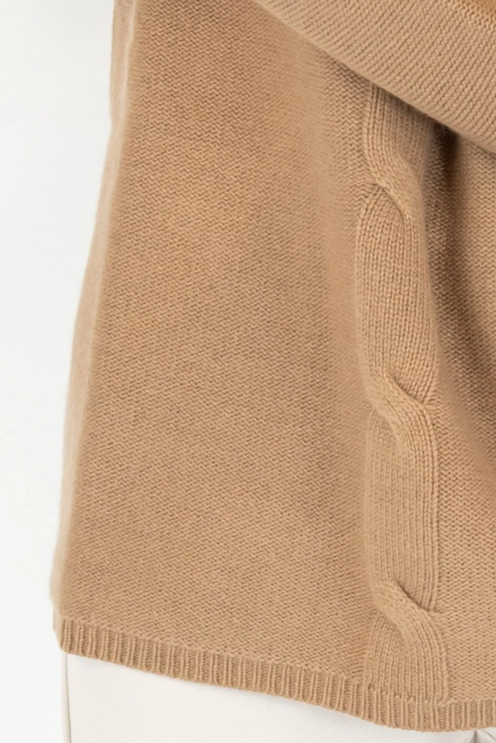 ‘S MAX MARA maglia in filato di lana e cachemire CALIGA variante 003 colore Cammello