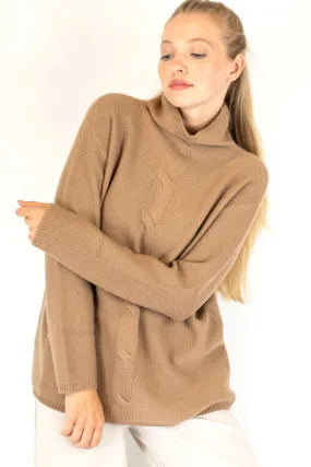 ‘S MAX MARA maglia in filato di lana e cachemire CALIGA variante 003 colore Cammello