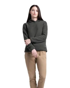 Sherpa Hoodie Dark Olive