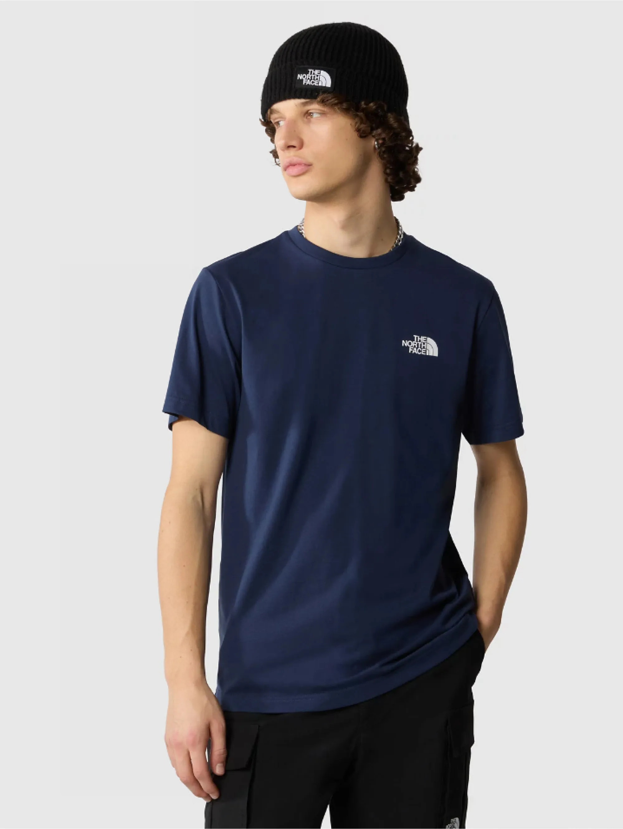 T-shirt Regular Fit con Logo Blu