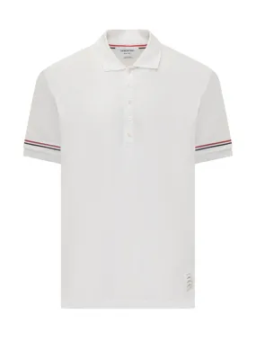THOM BROWNE Polo con Logo RWB 