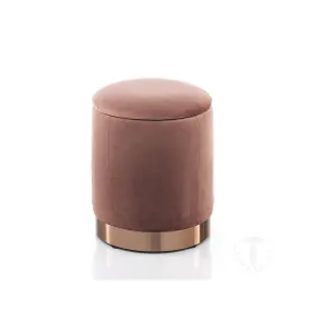 Tomasucci Pouf/contenitore Dido Powder, rosa cipria