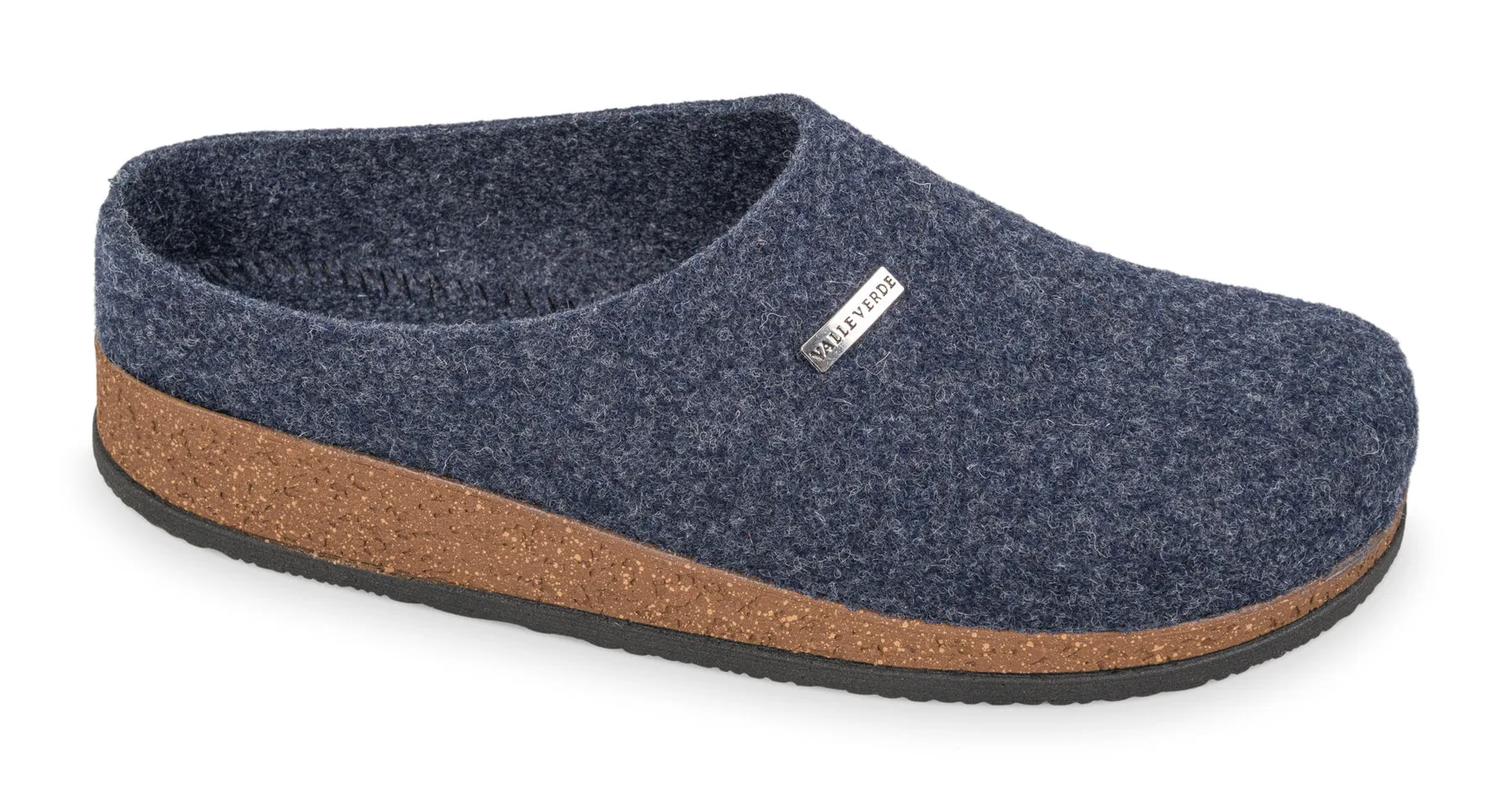 VALLE VERDE Pantofola Uomo - 55820 Blu  