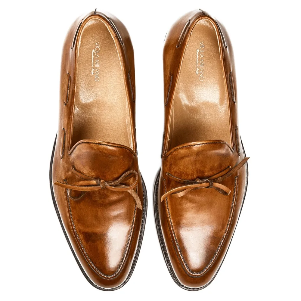 Viola Milano - Mocassino Milanese in Corda Saldato a Mano - Naturale - Handmade in Italy - Luxury Exclusive Collection