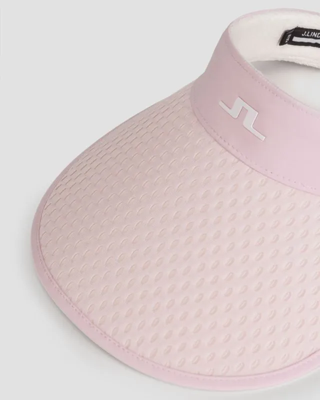 Visiera rosa da donna J.Lindeberg Vera Big Visor